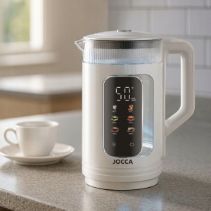 Czajnik Jocca Czajnik z kolorowym ekranem dotykowym 2894 1.5l biały 4
