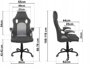 Fotel Lugano Fotel obrotowy do biurka CARRERA M ALCANTARA BLACK STAR 13