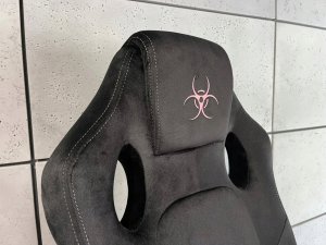 Fotel Lugano Fotel obrotowy do biurka CARRERA M ALCANTARA BLACK STAR 8