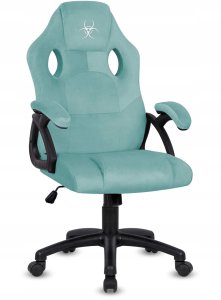 Fotel Lugano Fotel obrotowy do biurka CARRERA M ALCANTARA BLUE DUST 3