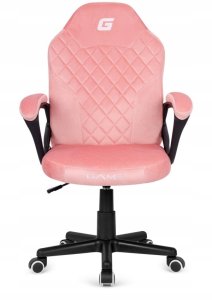 Fotel Lugano Fotel obrotowy do biurka MARIO ALCANTARA CARO PINK 2