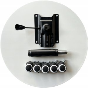 Fotel Lugano Fotel obrotowy do biurka MARIO ALCANTARA CARO PINK 7