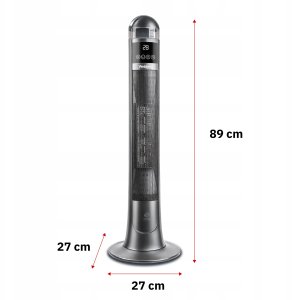 Grzejnik Webber ETNA TH2200G Grzejnik ceramiczny kolumnowy z nawilżaczem 9