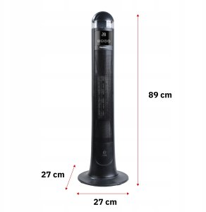 Grzejnik Webber Webber ETNA TH2200B Grzejnik ceramiczny kolumnowy z nawilżaczem 9
