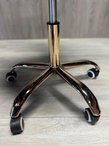 Krzesło obrotowe VASTO OFFICE VELVET PINK ROSE GOLD 9