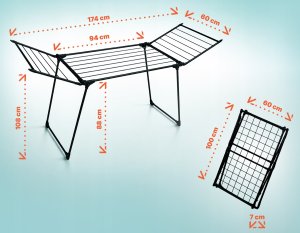 PROMIS SUSZARKA NA PRANIE SCOPELLO, ROZKŁADANA,CZA 6