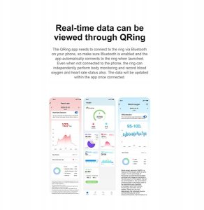 Smart Ring MaxLife  MXSR-100 r. 11 Złoty 11