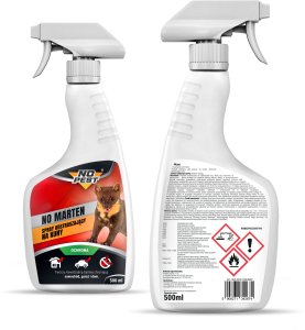 NO PEST Spray Środek Płyn Preparat na Kuny Łasice Gryzonie Odstraszacz Kun "No Marten" 500ml (2 szt) 4