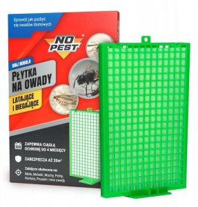 Płytka Owadobójcza Pułapka na Owady Mrówki Karaluchy Pająki Pchły Prusaki Mole Komary Muchy Osy Ćmy "Ubij Robala" (3 szt) 4