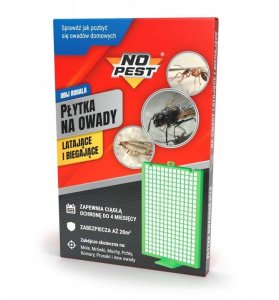 Płytka Owadobójcza Pułapka na Owady Mrówki Karaluchy Pająki Pchły Prusaki Mole Komary Muchy Osy Ćmy "Ubij Robala" (3 szt) 7