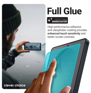 Crong Crong 3D Armour Glass Lite - Hartowane szkło Full Glue do Google Pixel 9 Pro XL / 10 Pro XL 3