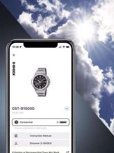 Zegarek G-SHOCK Casio G-Shock GST-B1000D-2AER BLUETOOTH 200m srebrny 14