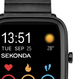 Smartwatch męski Sekonda 30223 czarny bransoleta 4