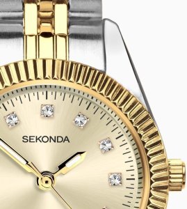 Zegarek damski Sekonda 40690 CYRKONIE srebrny 4
