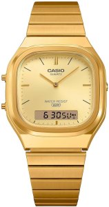 Zegarek męski Casio AQ-240EG-9AEF złoty 4