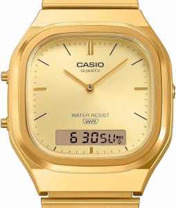 Zegarek męski Casio AQ-240EG-9AEF złoty 5