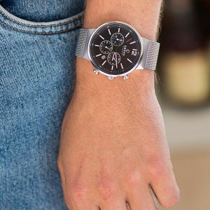 Zegarek męski Obaku Denmark V180GCCBMC srebrny 7