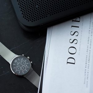 Zegarek męski Obaku Denmark V180GCCBMC srebrny 8