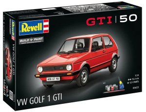 Model plastikowy samochód vw golf1 gti 50 years 1:24 146
