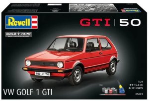 Model plastikowy samochód vw golf1 gti 50 years 1:24 248
