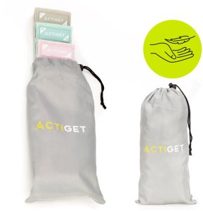 Gumy oporowe do ćwiczeń zestaw 3 szt. taśmy fitness do rehabilitacji opór 3-31 kg UNIWERSALNY 9