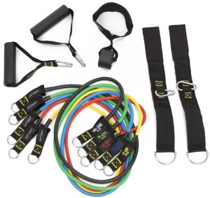 Gumy oporowe do ćwiczeń zestaw 5 szt. ekspanderów, taśmy fitness, kolorowe UNIWERSALNY 15