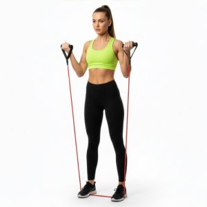 Gumy oporowe do ćwiczeń zestaw 5 szt. ekspanderów, taśmy fitness, kolorowe UNIWERSALNY 21