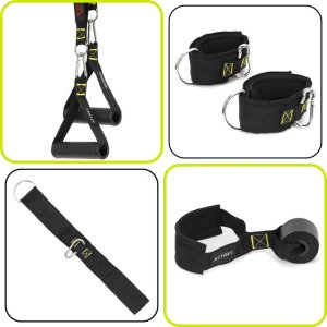 Gumy oporowe do ćwiczeń zestaw 5 szt. ekspanderów, taśmy fitness, kolorowe UNIWERSALNY 30