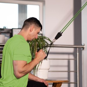 Gumy oporowe do ćwiczeń zestaw 5 szt. ekspanderów, taśmy fitness, kolorowe UNIWERSALNY 3