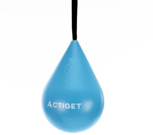 Hula hop z obciążeniem 24 elementy składane, z wypustkami do treningu cardio i fitness, niebieskie UNIWERSALNY 3