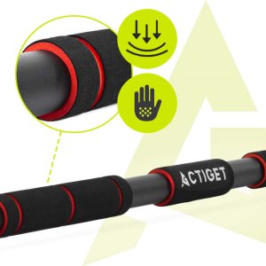 Drążek do podciągania 82-130 cm teleskopowy stalowy mocowany do futryny regulowany UNIWERSALNY 10