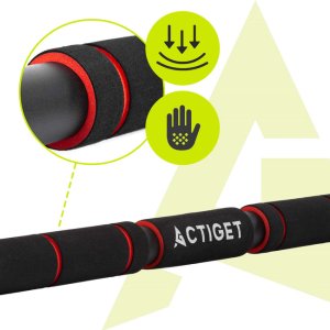 Drążek do podciągania 62 - 100 cm teleskopowy stalowy mocowany do futryny regulowany UNIWERSALNY 11