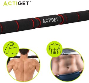 Drążek do podciągania 62 - 100 cm teleskopowy stalowy mocowany do futryny regulowany UNIWERSALNY 10