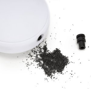 Hula hop z obciążeniem 16 elementów składane, z wypustkami i licznikiem fitness, biało-szare UNIWERSALNY 17