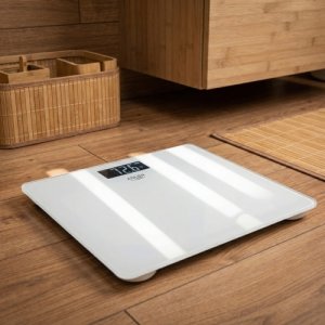 Waga Łazienkowa USB-C, Akumulatorowa, 180 kg, Dokładność 100 g 142