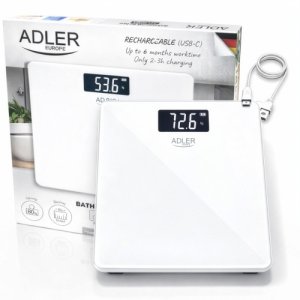 Waga Łazienkowa USB-C, Akumulatorowa, 180 kg, Dokładność 100 g 47