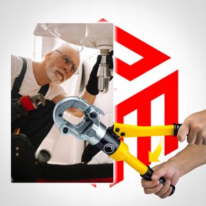 ZACISKARKA PRASKA HYDRAULICZNA DO RUR PEX 16-32mm 8 MATRYC PRASA ZAM 4