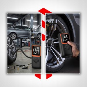 KOMPRESOR BEZPRZEWODOWY SAMOCHODOWY PREMIUM POWERBANK 5400mAh ZAM 4