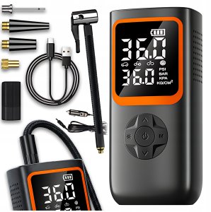 KOMPRESOR BEZPRZEWODOWY SAMOCHODOWY PREMIUM POWERBANK 5400mAh ZAM 8