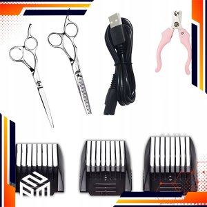 MASZYNKA DO STRZYŻENIA PSA ZWIERZĄT ZESTAW E333 10