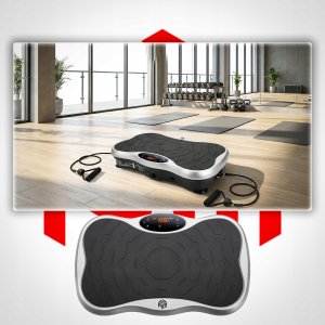 PLATFORMA WIBRACYJNA WYSZCZUPLAJĄCA Z LINKAMI FITNESS TRENING CAŁEGO CIAŁA 4