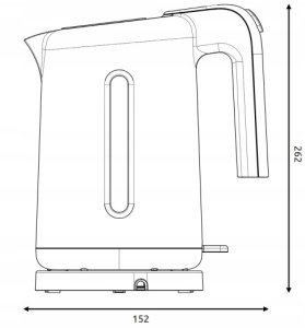 HAGSEN CZAJNIK LCK171 biały Produkt 11