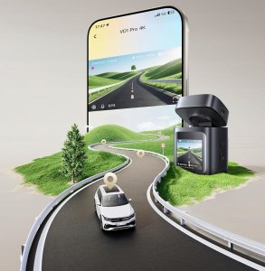 Baseus VD1 Pro Kamera samochodowa 1080P Solar Wi-Fi GPS noktowizja Starvis 3