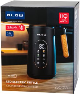 44-764# Czajnik czarny z wyświetlaczem 2500w bk-17pb blow 150