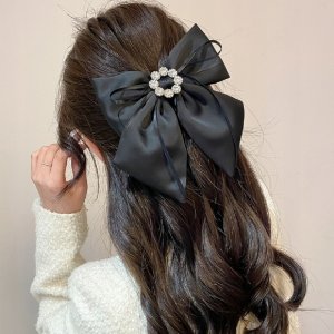 ECARLA_Spinka do włosów z diamencikami Czarna XL SP441CZ 3