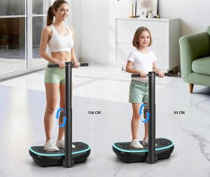 Platforma Wibracyjna 4D PRO 7w1 900W 3 Silniki LED Udźwig 250kg Domowa Moc 2