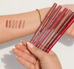 Gosh, Velvet Touch, Vitamin E, Lip liner pencil, Lip Liner, 001, Nougat Crisp, 1.2 g For Women 2