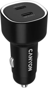 CANYON Ładowarka samochodowa OnDrive 60 PD 60W 2xUSB-C czarna 3