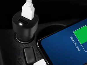 CANYON Ładowarka samochodowa OnDrive 24 24W 2xUSB-A czarna 3