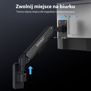 SENSE7 Uchwyt ścienny na monitor 17"-32" HANG Light WALL 11
